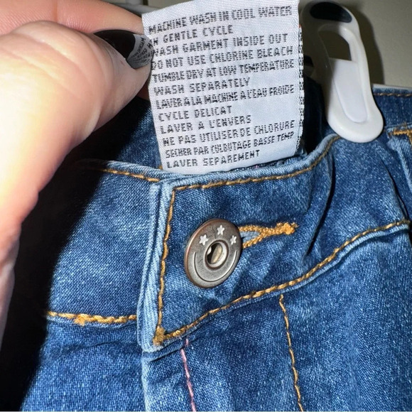 Women’s 725 Original Y2K Cropped Ankle Low Rise Oink Stitch Denim Jeans Size: 13 - Picture 8 of 16